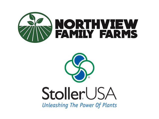logos for Northview Family Farms and Stoller USA